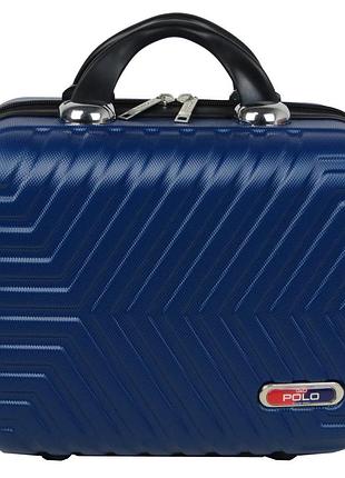 Бьюти кейс дорожный с abs 14l gd polo синий