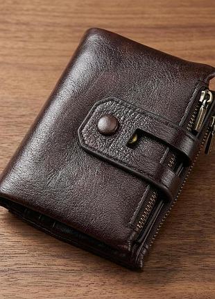 Кошелек vintage 14602 кожаный коричневый