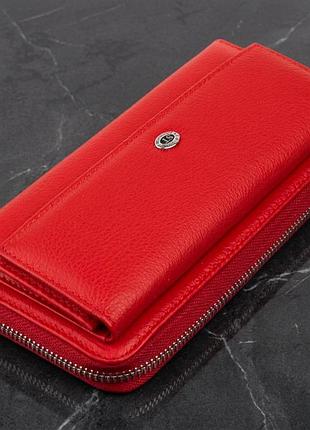 Кошелек женский st leather 19299 красный