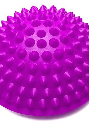 Полусфера массажная киндербол easyfit 15 см жесткая фиолетовая
