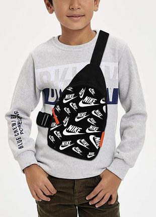 Сумка через плечо детская nike 29х17 см сумка слинг для мальчика (02299)