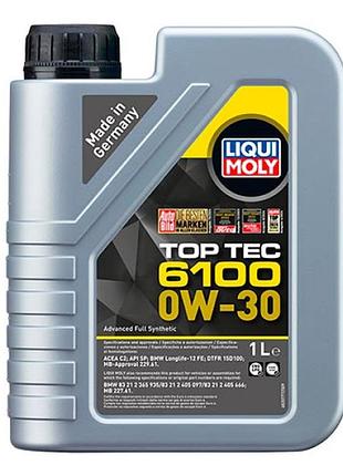 Синтетическое моторное масло - top tec 6100 0w-30 1л.