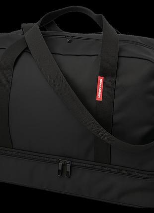 Дорожная сумка с отделом для обуви 40l wallaby черная