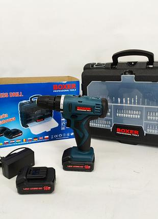Портативный аккумуляторный шуруповерт boxer bx-175 18в