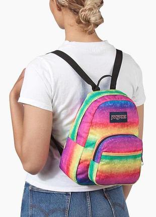 Женский рюкзак 10l jansport half pint радужный