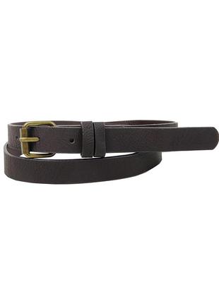 Женский ремень из эко кожи h&m 07753653366 темно-коричневый