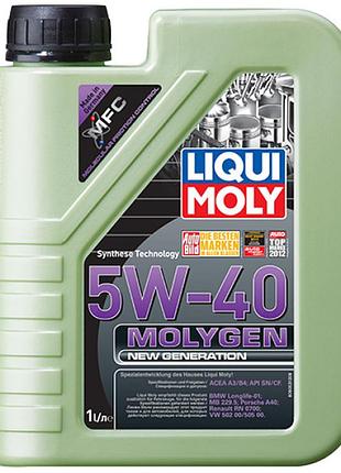 Синтетична моторна олива - molygen new generation 5w-40 1л.