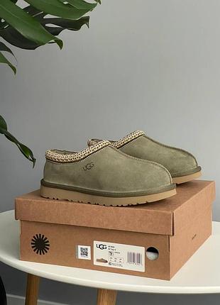 Жіночі зелені уггі ugg tasman ii moss green х угг тасмен 36