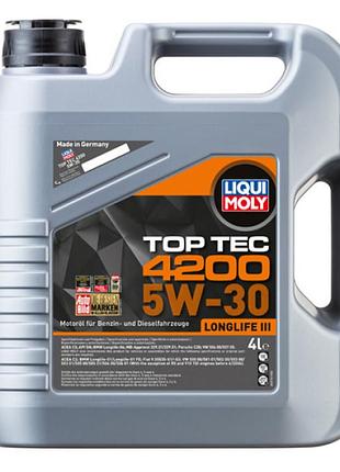 Синтетична моторна олива - top tec 4200 sae 5w-30 4л.