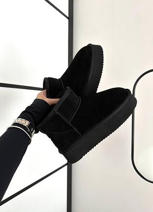 Чорні уги ugg ultra mini platform black х угг ультра міні 41