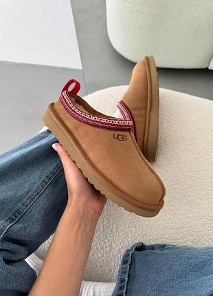 Жіночі бежеві уггі ugg tasman chestnut beige х угг тасмен 36