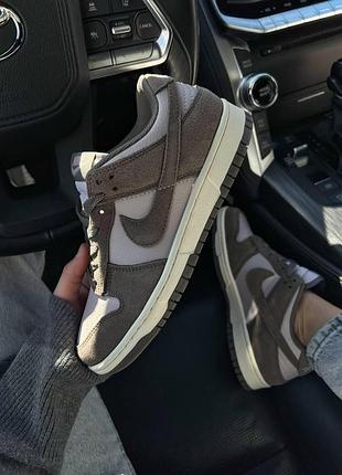 Сірі кросівки унісекс nike sb dunk low grey х данк 40