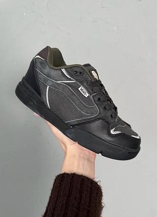 Чорні кеди унісекс vans rowley xlt dime triple black х ванс 40