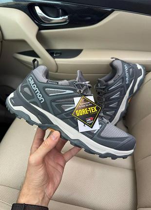 Мужские серые кроссовки salomon speed cross pro gore-tex thinsulate grey х саломон 42