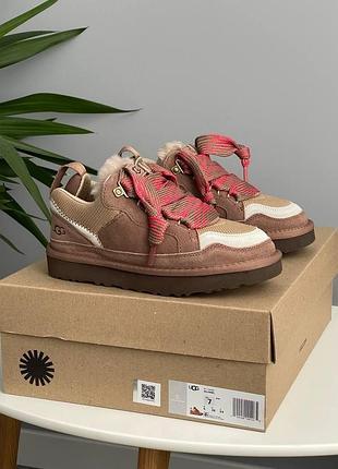 Жіночі бежеві черевики ugg lowmel sneaker rocky oak х угг бутс 36