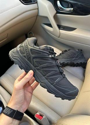 Мужские черные кроссовки salomon speed cross pro gore-tex thinsulate black х саломон 45