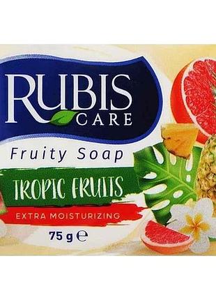 Мило туалетне 75г тропічні фрукти tropic fruits тм rubis