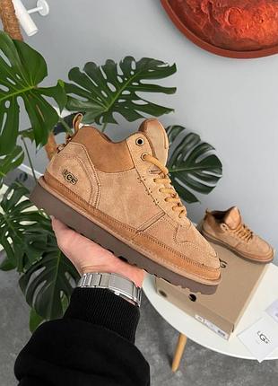Бежевые мужские ботинки ugg highland hi heritage chestnut х угг хайленд 41