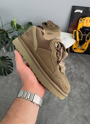 Жіночі черевики хакі ugg lo lowmel sneaker khaki х угг бутс 36