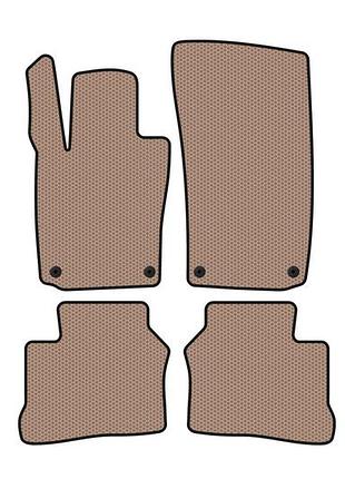 Резиновые коврики carsuit (2009-2013, купе, 4-дверный, бежевый) для porsche panamera
