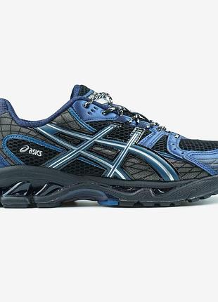 Сині кроссовки унісекс asics gel nimbus 10.1 black grand shark х асикс 45