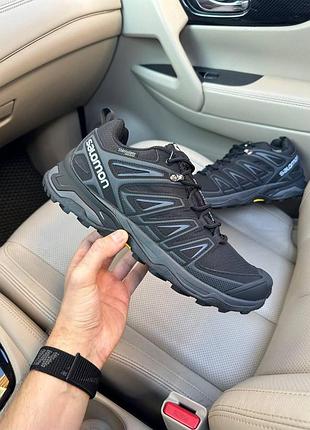 Мужские черные кроссовки salomon speed cross pro gore-tex thinsulate black х саломон 45