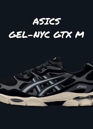 Asics gel-nyc gtx m black grey beige