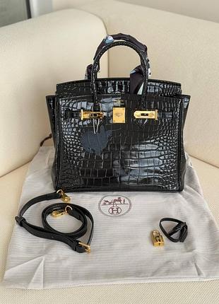 Birkin premium 30 25 сумка бренд премиум качество натуральная кожа лак