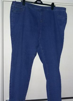 Evans (британия) - синие джинсы большого размера 64-66 (uk 28 eur 56 us 24)