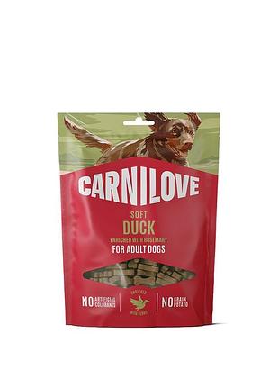 Лакомство carnilove soft snack duck with rosemary для собак мягкие утка и розмарин 200 г
карнилав для дрессировки