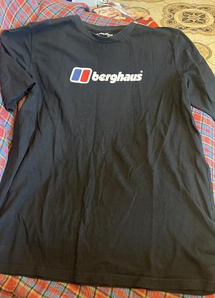 Чорна футболка berghaus xxl