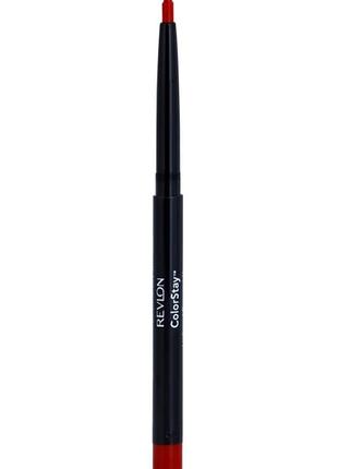 Стойкий карандаш для губ revlon colorstay lip liner 020 red (механический)