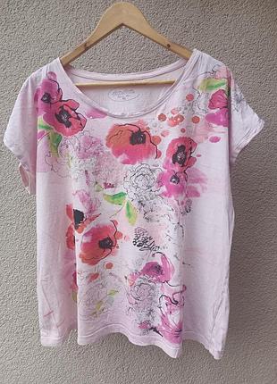 Женская футболка laura torelli 100% cotton