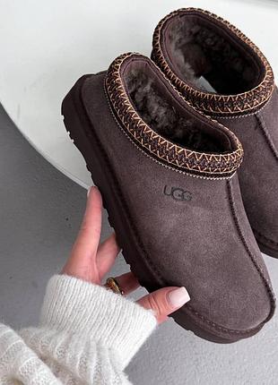 Женские коричневые угги ugg tasman ii brown х угг тасмен 38