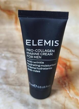Elemis pro-collagen marine cream for men, антивіковий зволожуючий крем об'ємом 15 мл