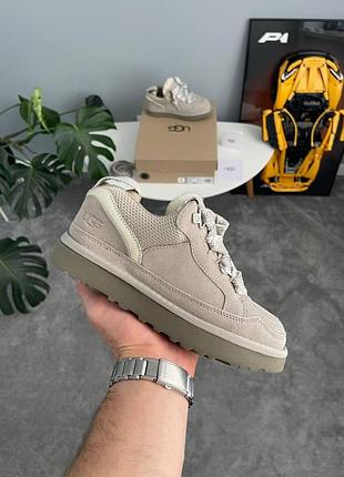 Серые ботинки унисекс ugg lowmel sneaker grey х угг бутс 38