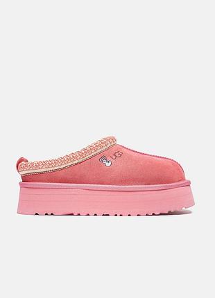Женские слипперс ugg tasman platform love pink х угг тасмен 40