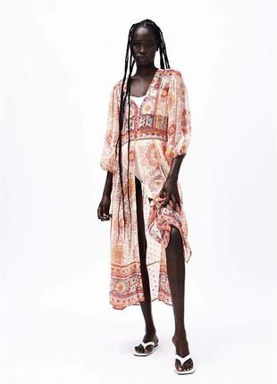 🔥🔥 сукня максі zara boho, улюблена блогерами