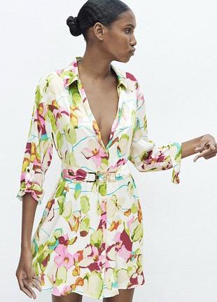 Сукня в принт zara