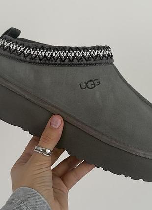 Женские серые угги ugg tasman platform grey х угг тасмен 37