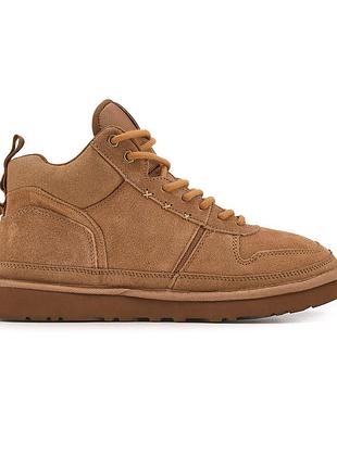 Мужские бежевые ботинки ugg highland hi heritage chestnut brown х угг бутс 43