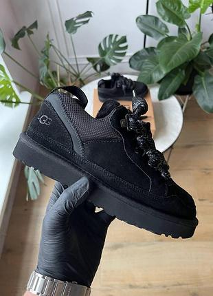 Чорні черевики унісекс ugg lowmel sneaker black х угг бутс 39