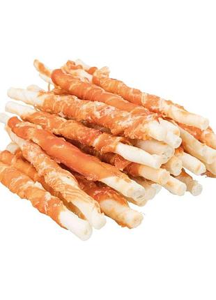 Лакомство trixie denta fun chicken chewing rolls для собак палочка для чистки зубов с курицей 12 см 240 г 30 шт лакомства дентал для собак