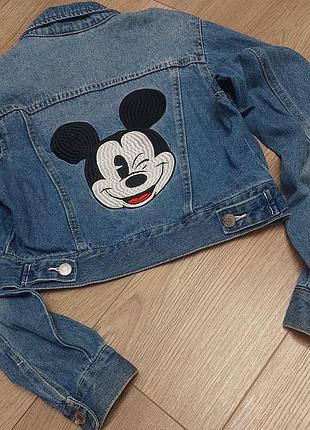 Джинсовый пиджак для девочки h&amp;m (l10)
