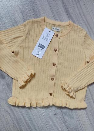 🌼 кардиган f&amp;f kids для девочки | новый с биркой на 18-24 месяца 🌼