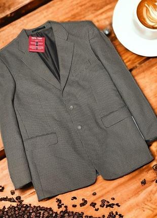 Чоловічий піджак жакет із кишенями zantos clothing віскоза гусяча лапка етикетка