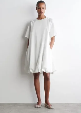 Платье женское cos bubble-hem mini dress / 34
