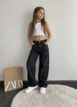 Джинси mom zara чорні