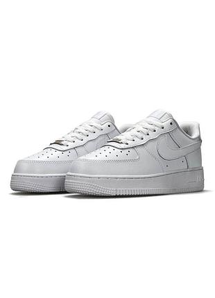 Nike air force 1 '07 w white on white