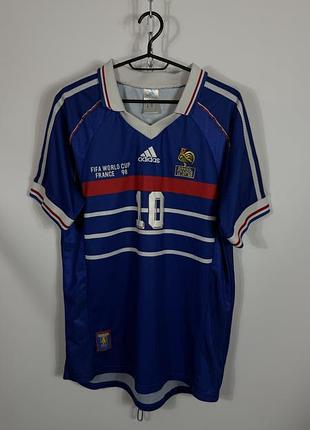 Футбольная футболка adidas france zidane 10